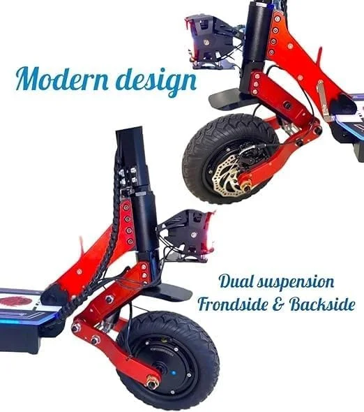 اسکوتر برقی دو موتوره Winner Sky S5 مدل 2024 - صفحه نمایش دیجیتال بزرگ | طراحی کاملا تاشو و قابل تنظیم | چراغ های LED در حال حرکت | سیستم تعلیق دوگانه