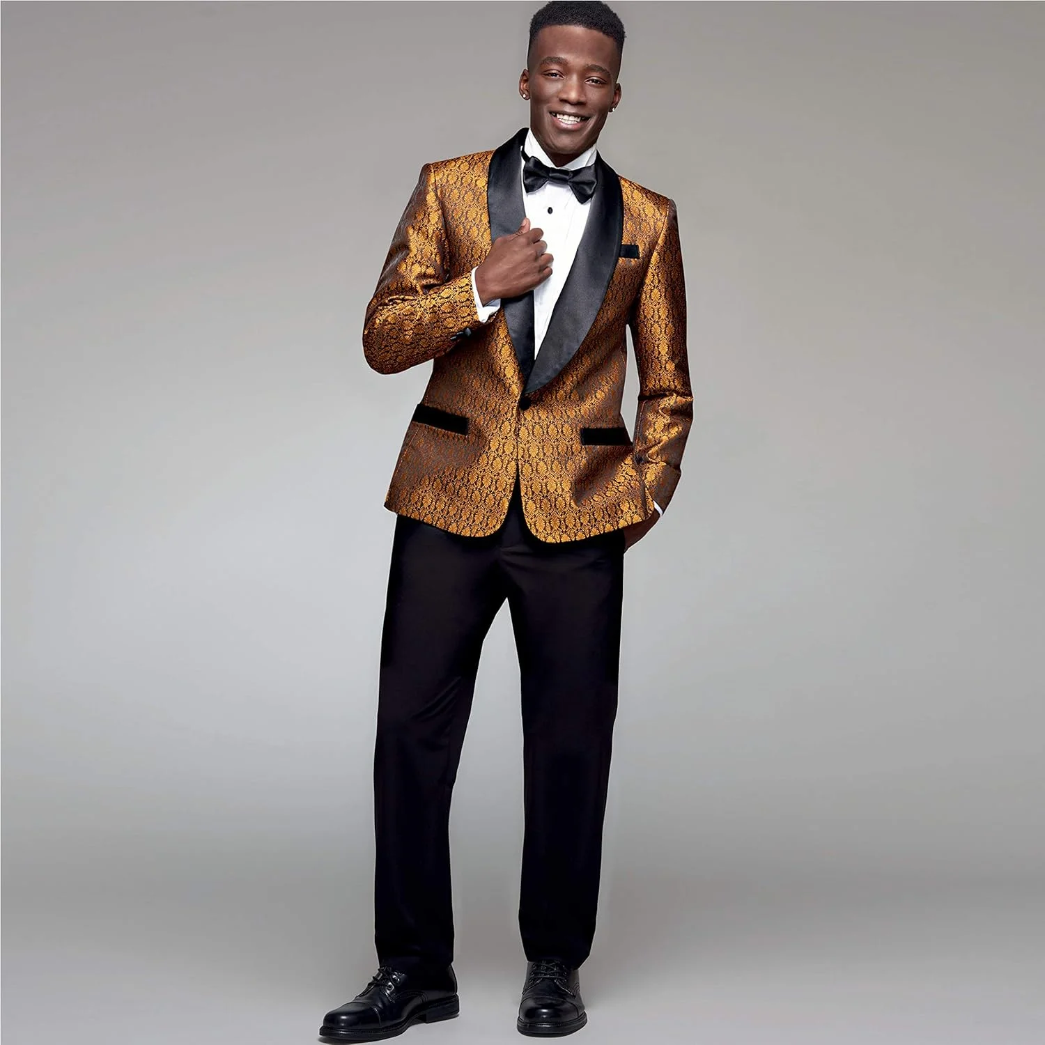 الگوی خیاطی مردانه سیمپلیسیتی S8899 برای کت تاکسیدو، شلوار و پاپیون، کاغذی، سفید، متنوع