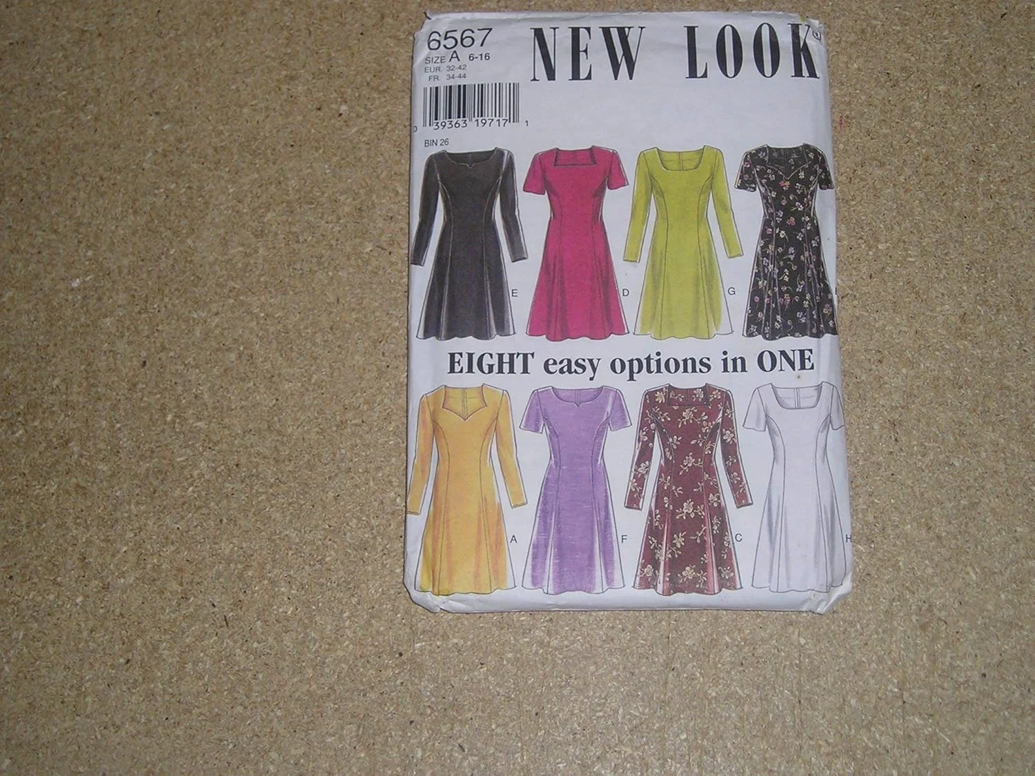 الگوی خیاطی لباس زنانه Simplicity New Look 6567، سایز A (6-8-10-12-14-16) الگوی خیاطی لباس زنانه Simplicity New Look 6567، سایز A (6-8-10-12-14-16)