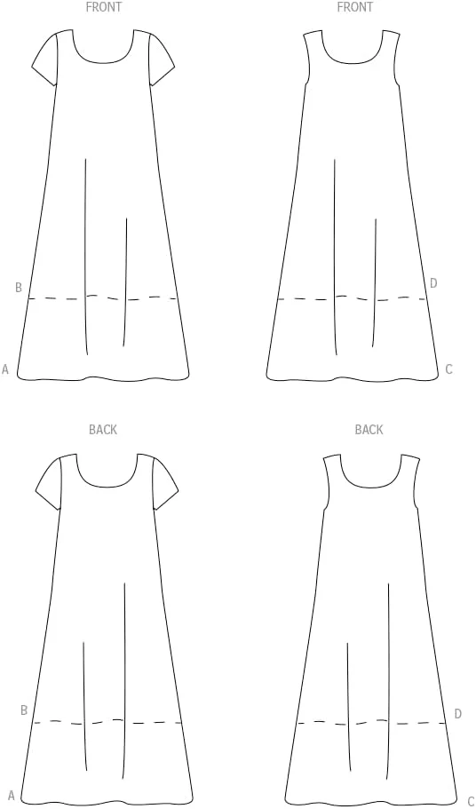 الگوی خیاطی لباس زنانه Simplicity New Look 6352، سایز A (8-10-12-14-16-18) الگوی خیاطی لباس زنانه Simplicity New Look 6352، سایز A (8-10-12-14-16-18)