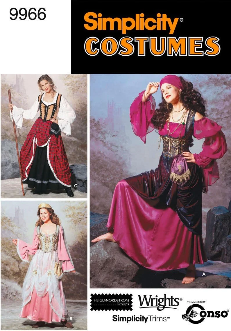 الگوی خیاطی سادگی 9966 HH لباس زنانه