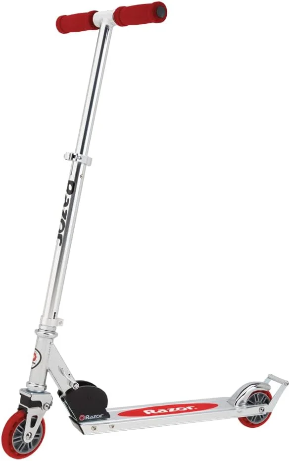 اسکوتر رکابی Razor A2 برای کودکان - میله ویلی، تاشو، سبک وزن، سیستم کاهش لرزش جلو، دسته قابل تنظیم ارتفاع