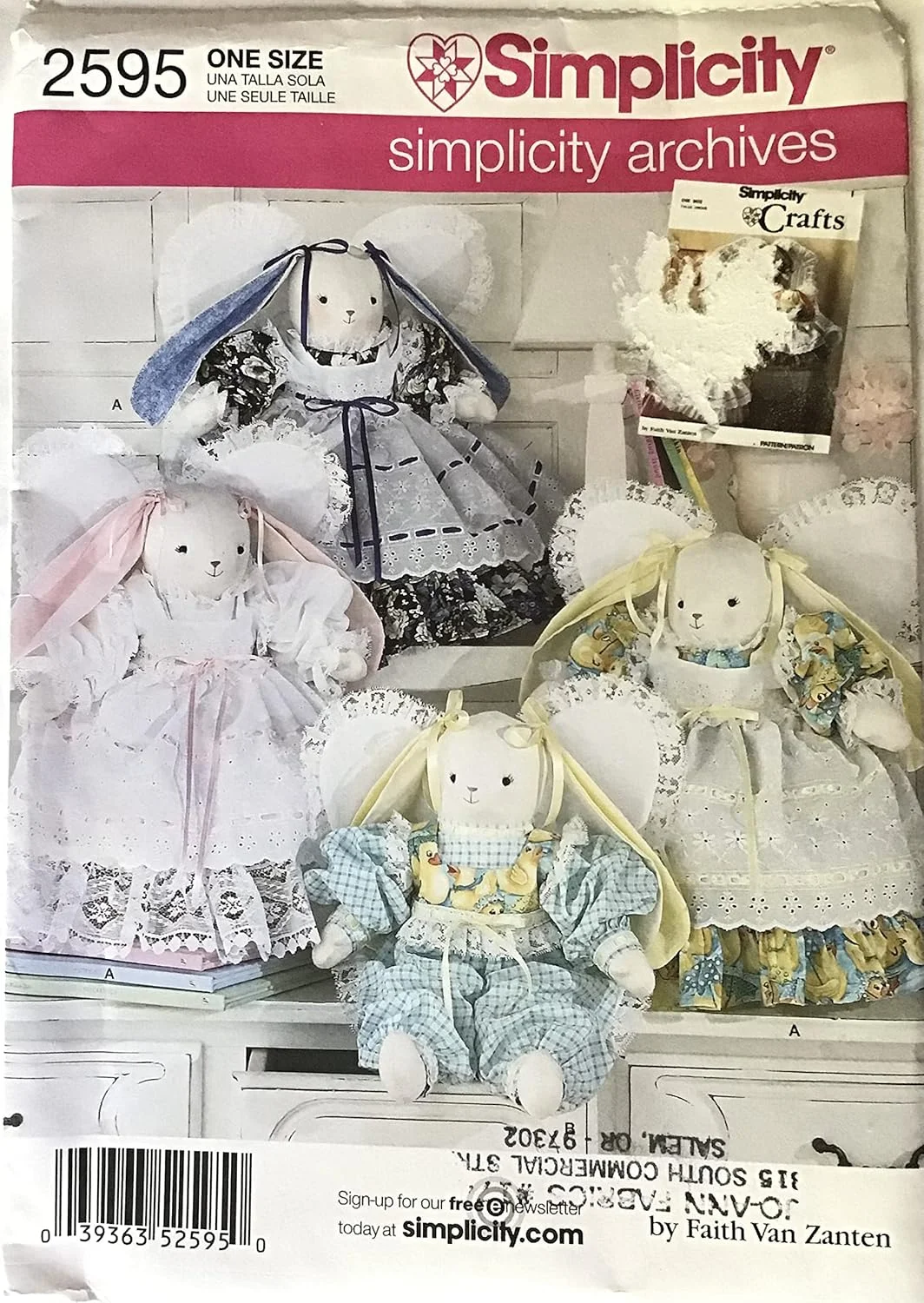 الگوی خیاطی سادگی 2595 صنایع دستی، تک سایز