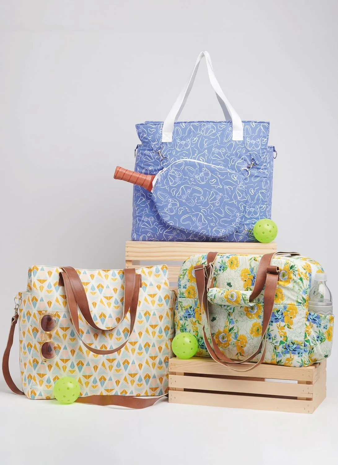 الگوی خیاطی کیف دستی ساده و روکش راکت پیکل بال، کد طراحی S9935، یک سایز، چند رنگ