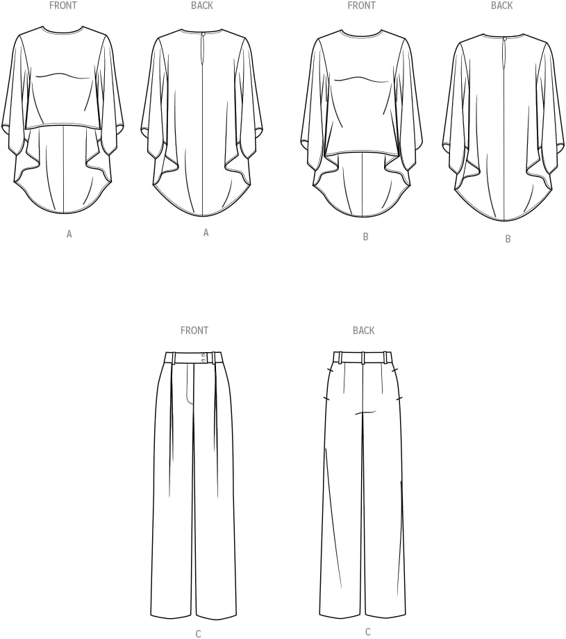 الگوی خیاطی SIMPLICITY SS9926AA تاپ و شلوار زنانه و دخترانه AA (10-12-14-16-18) الگوی خیاطی SIMPLICITY SS9926AA تاپ و شلوار زنانه و دخترانه AA (10-12-14-16-18)