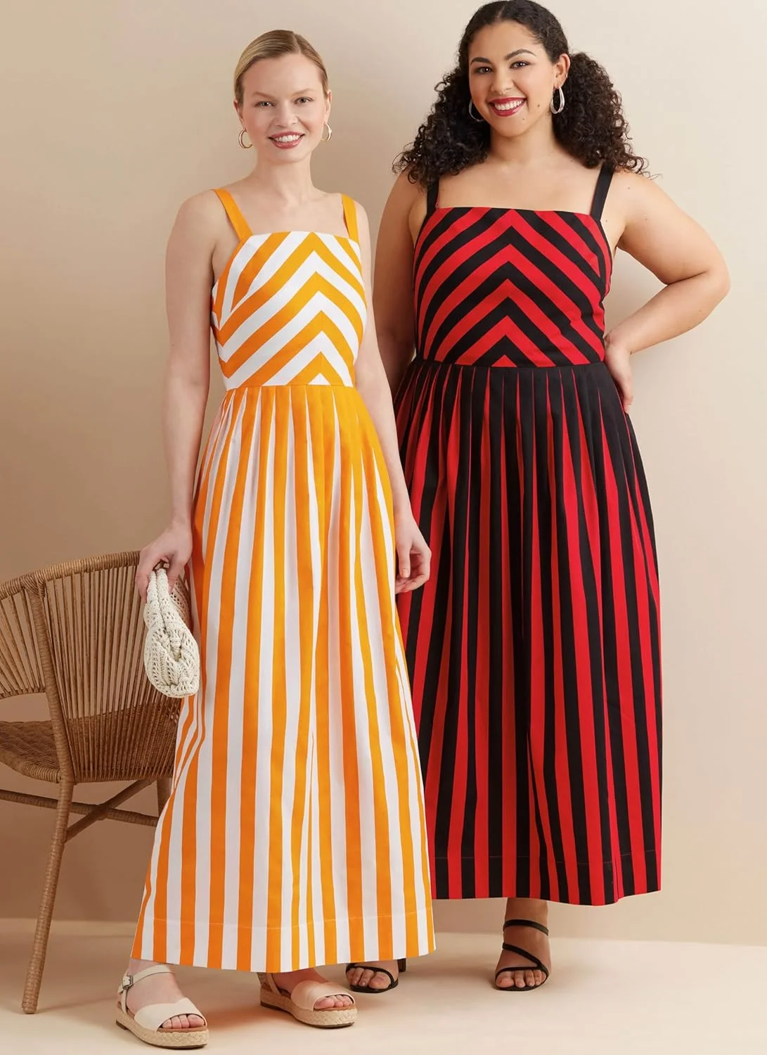 الگوی خیاطی سادگی SS3131AA لباس زنانه و دخترانه در سه قد AA (10-12-14-16-18)