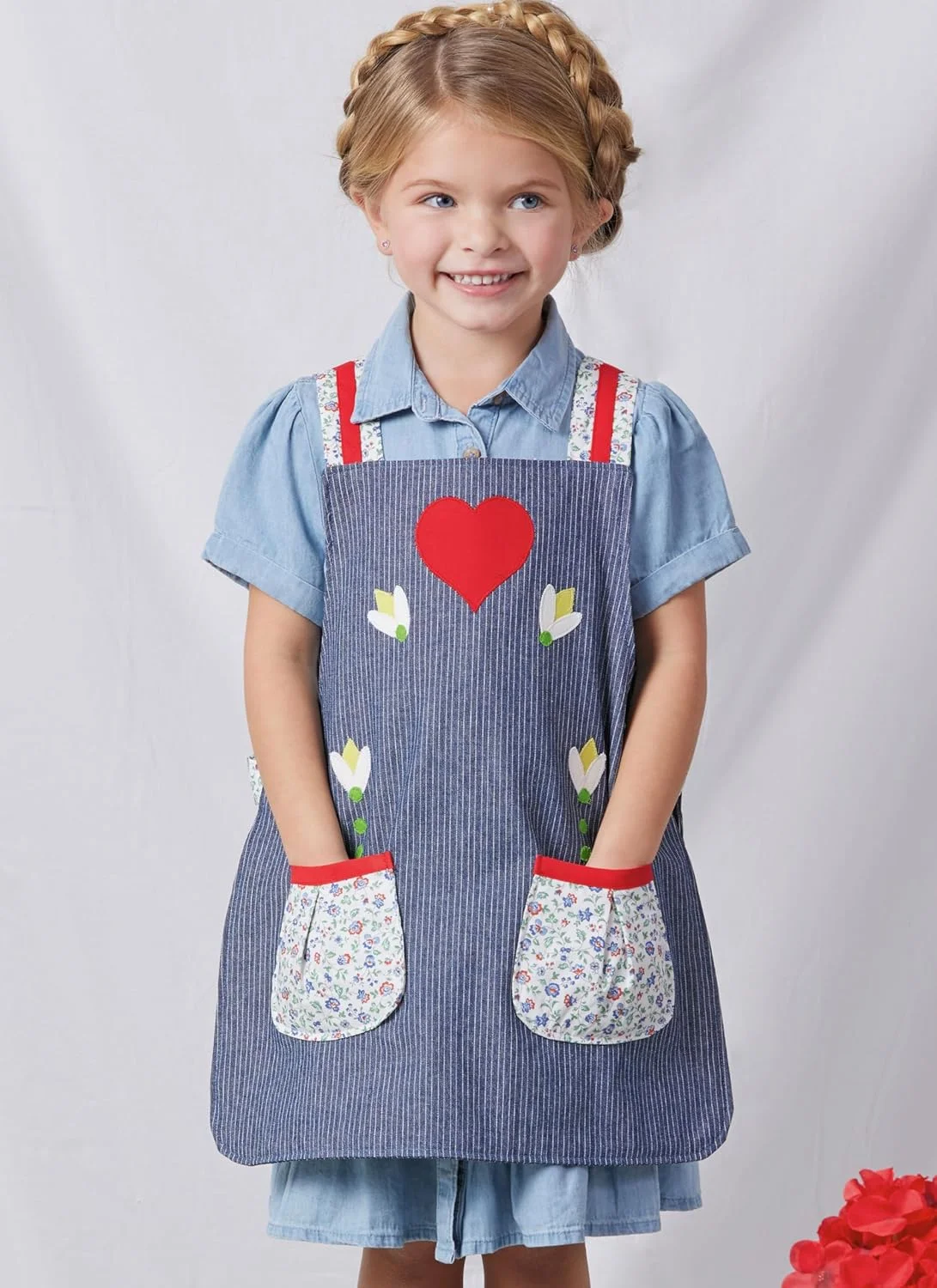 الگوی خیاطی SIMPLICITY SS3119A پیش بند و لوازم جانبی آشپزخانه کودکان و بانوان A (S - L/S - L)