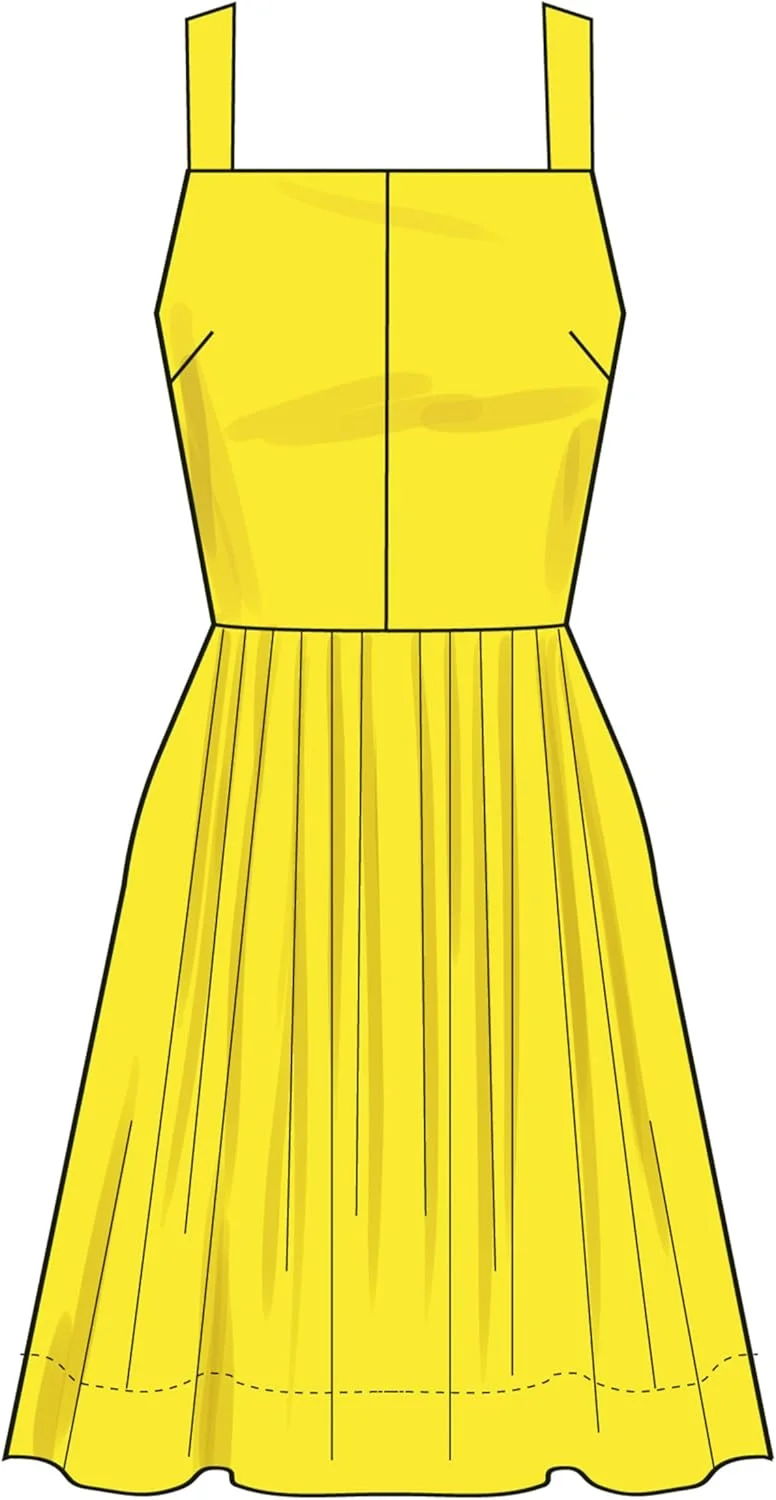 الگوی خیاطی سادگی SS3131AA لباس زنانه و دخترانه در سه قد AA (10-12-14-16-18)