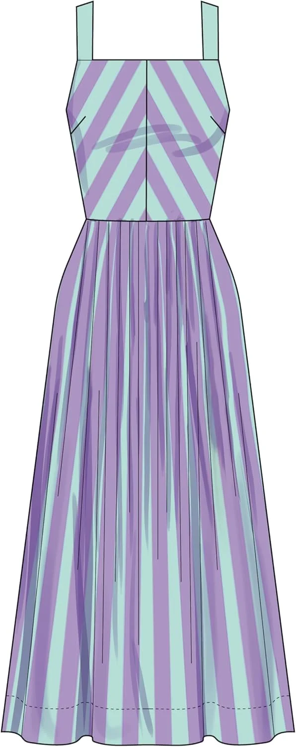 الگوی خیاطی سادگی SS3131AA لباس زنانه و دخترانه در سه قد AA (10-12-14-16-18)