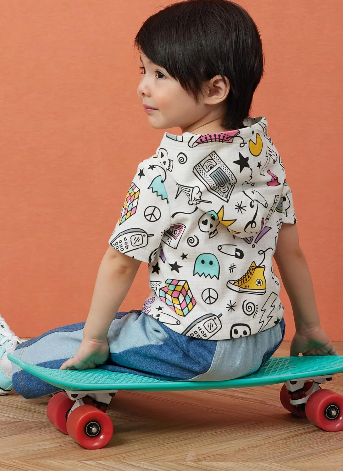 الگوی خیاطی سیمپلیسیتی SS3013A تی شرت کلاه دار و شلوار جین بچگانه A (1/2-1-2-3-4) الگوی خیاطی سیمپلیسیتی SS3013A تی شرت کلاه دار و شلوار جین بچگانه A (1/2-1-2-3-4)