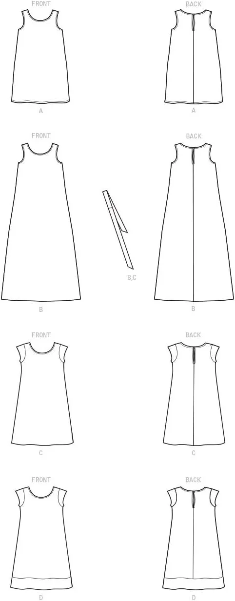 الگوی خیاطی سادگی S9120 برای لباس دخترانه و بچگانه، متنوع، HH (3-4-5-6)
