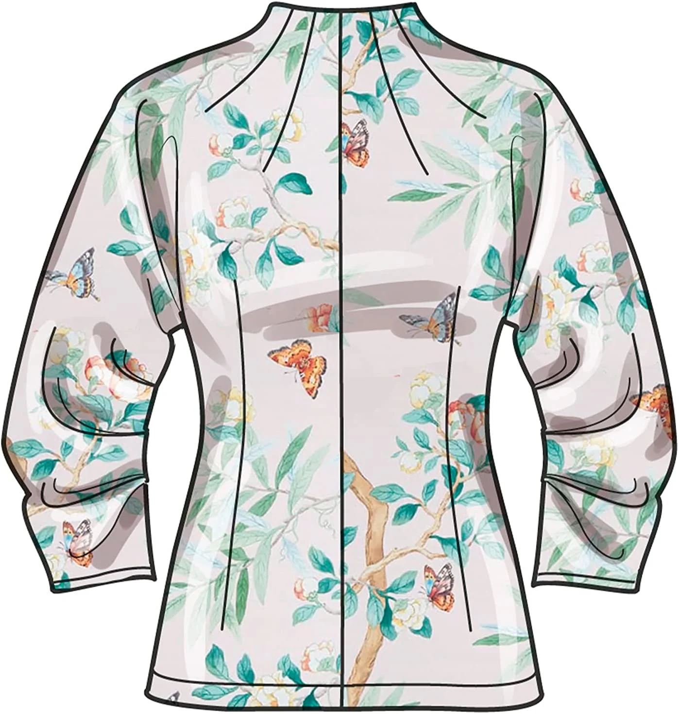الگوی خیاطی تاپ زنانه سادگی، 2 تکه چند رنگ الگوی خیاطی تاپ زنانه سادگی، 2 تکه چند رنگ
