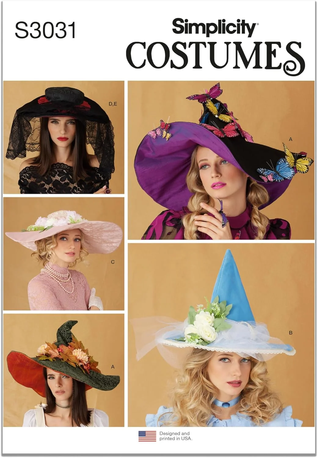 الگوی خیاطی لباس زنانه Simplicity Misses، چند رنگ