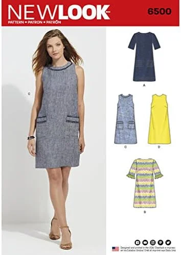 الگوی خیاطی سایز 10-22 مدل سادگی نیو لوک 6500 / D0569