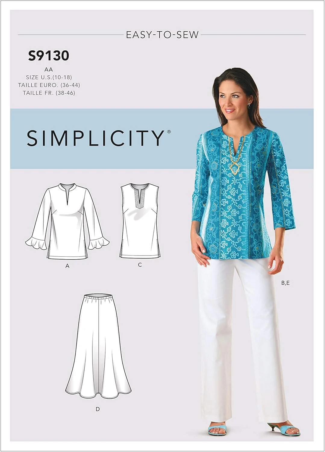 الگوی سادگی SIMPLICITY CREATIVE CORP سایزهای 10-12-14-1، متنوع