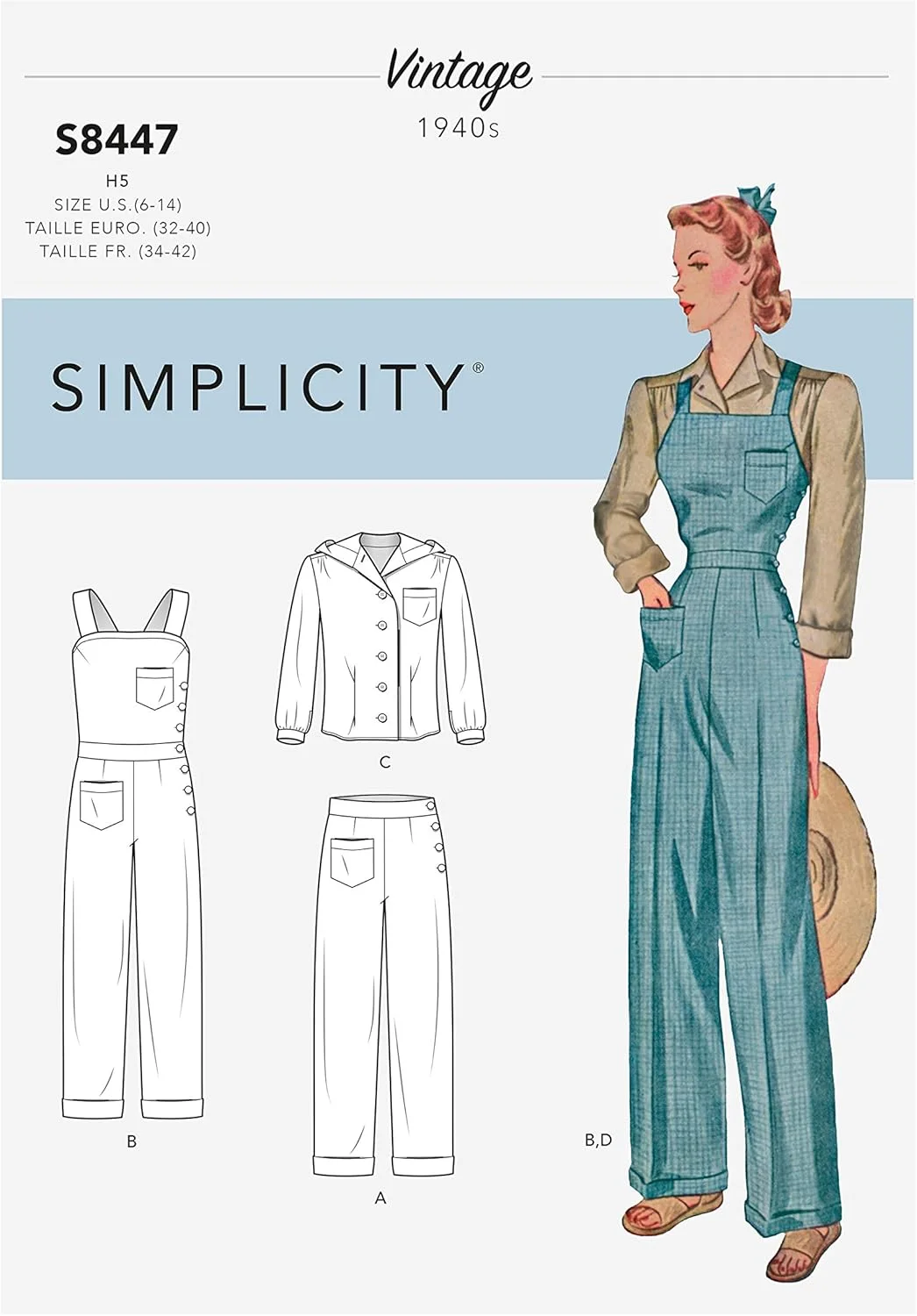 الگوی خیاطی سیمپلیسیتی کریتیو کورپ سایز 6-8-10-12، 6-8-10-12-14