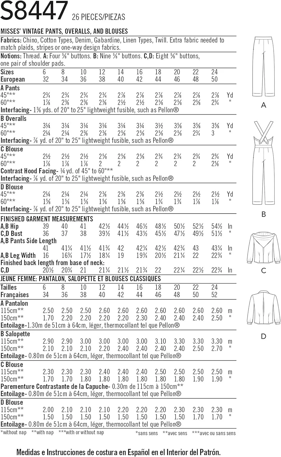 الگوی خیاطی سیمپلیسیتی کریتیو کورپ سایز 6-8-10-12، 6-8-10-12-14