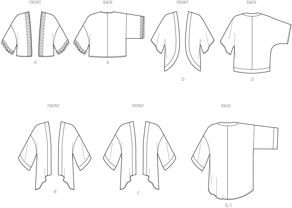 الگوی سادگی XXS-XS-S-M از شرکت SIMPLICITY CREATIVE CORP، متنوع