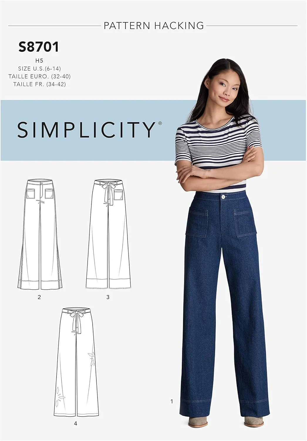 الگوی خیاطی سادگی کریتیو کورپ سایز 6-8-10-12، 6-8-10-12-14