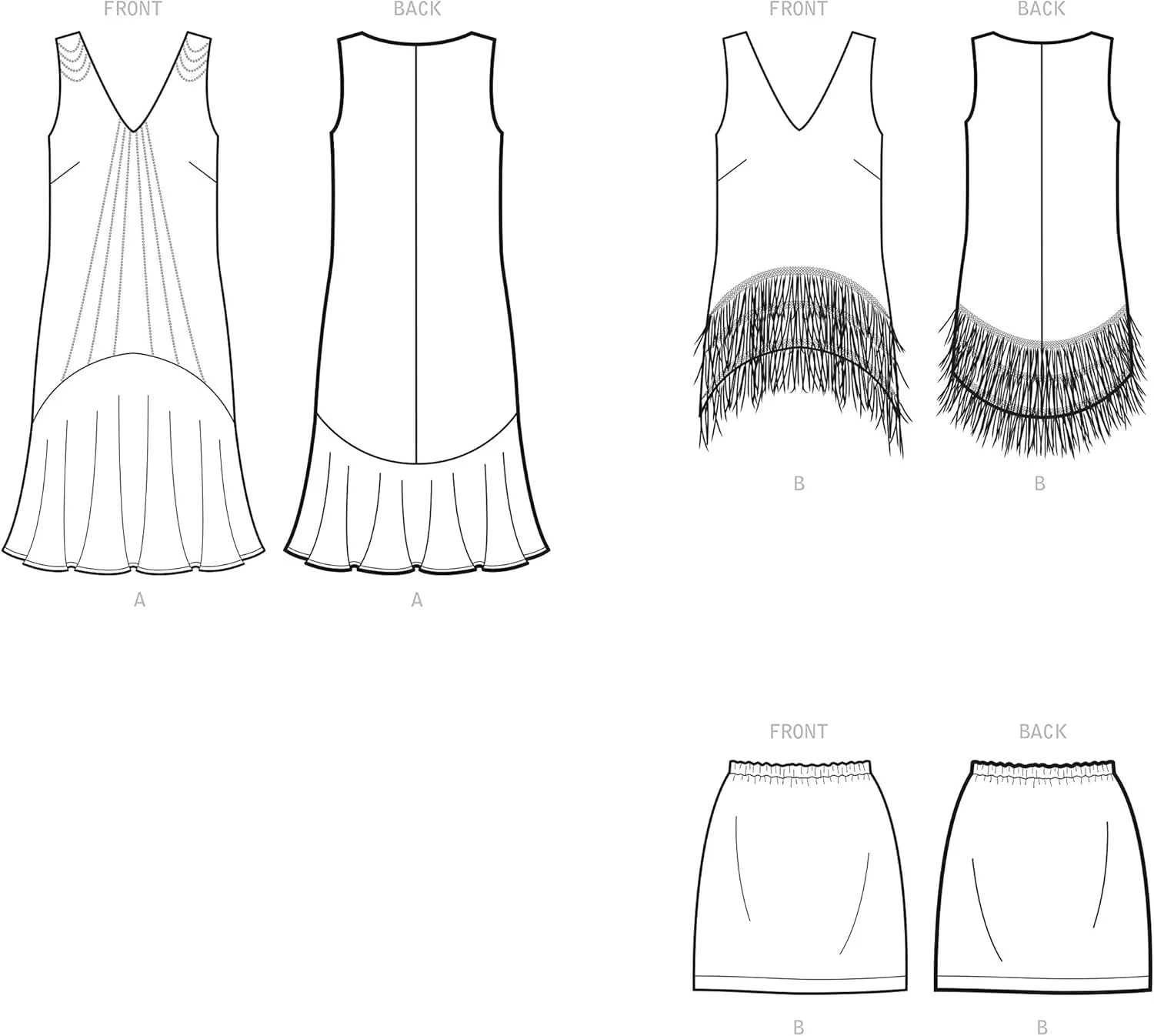 الگوی خیاطی سیمپلیسیتی کریتیو کورپ سایز 6-8-10-12، 6-8-10-12-14