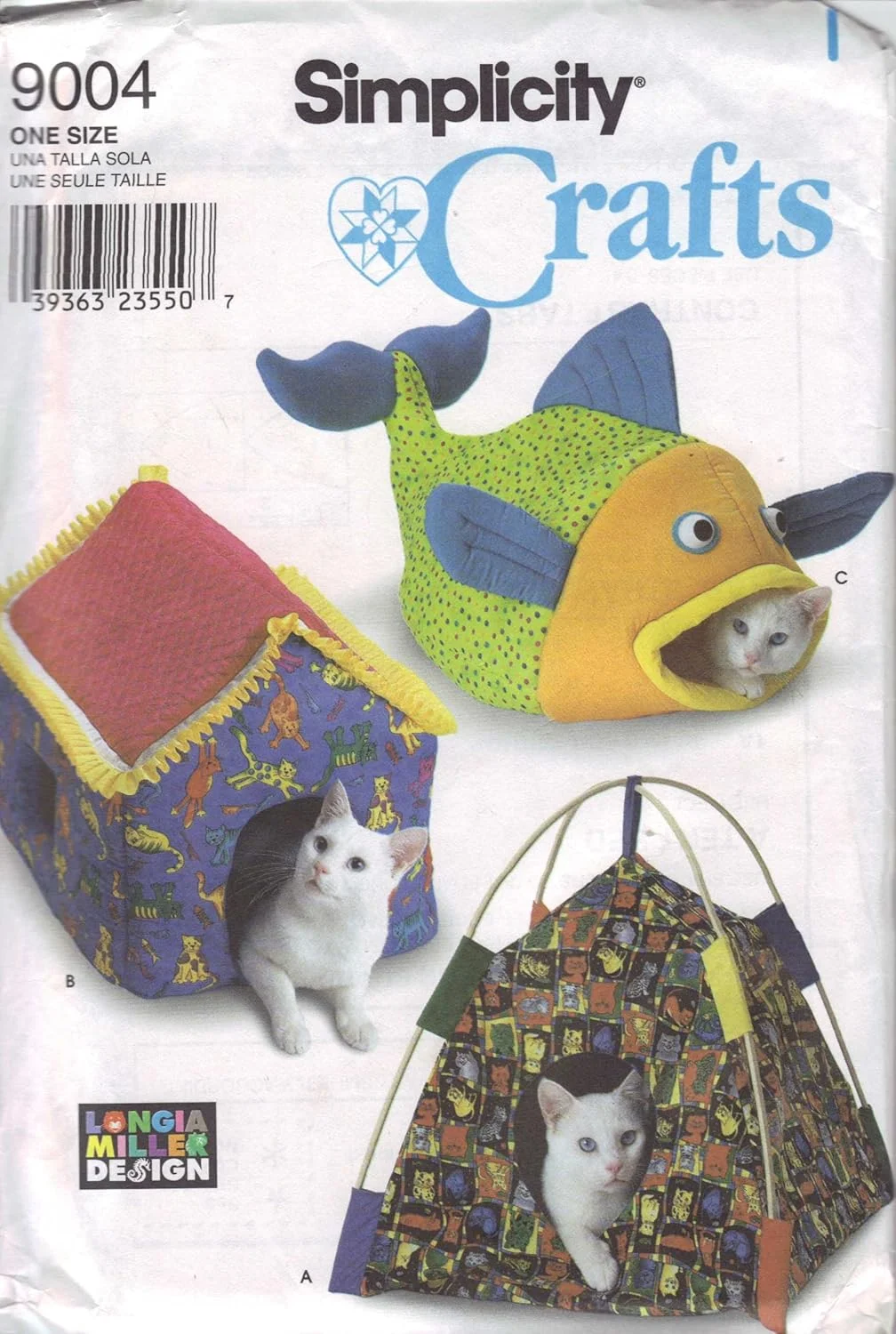 الگوی خیاطی سیمپلیسی 9004 برای تخت خواب گربه