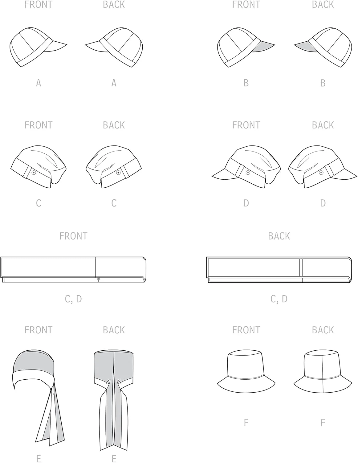کیت الگوی خیاطی پوشش سر شیمی درمانی سادگی، کد S9491، سایزهای S-M-L، چند رنگ