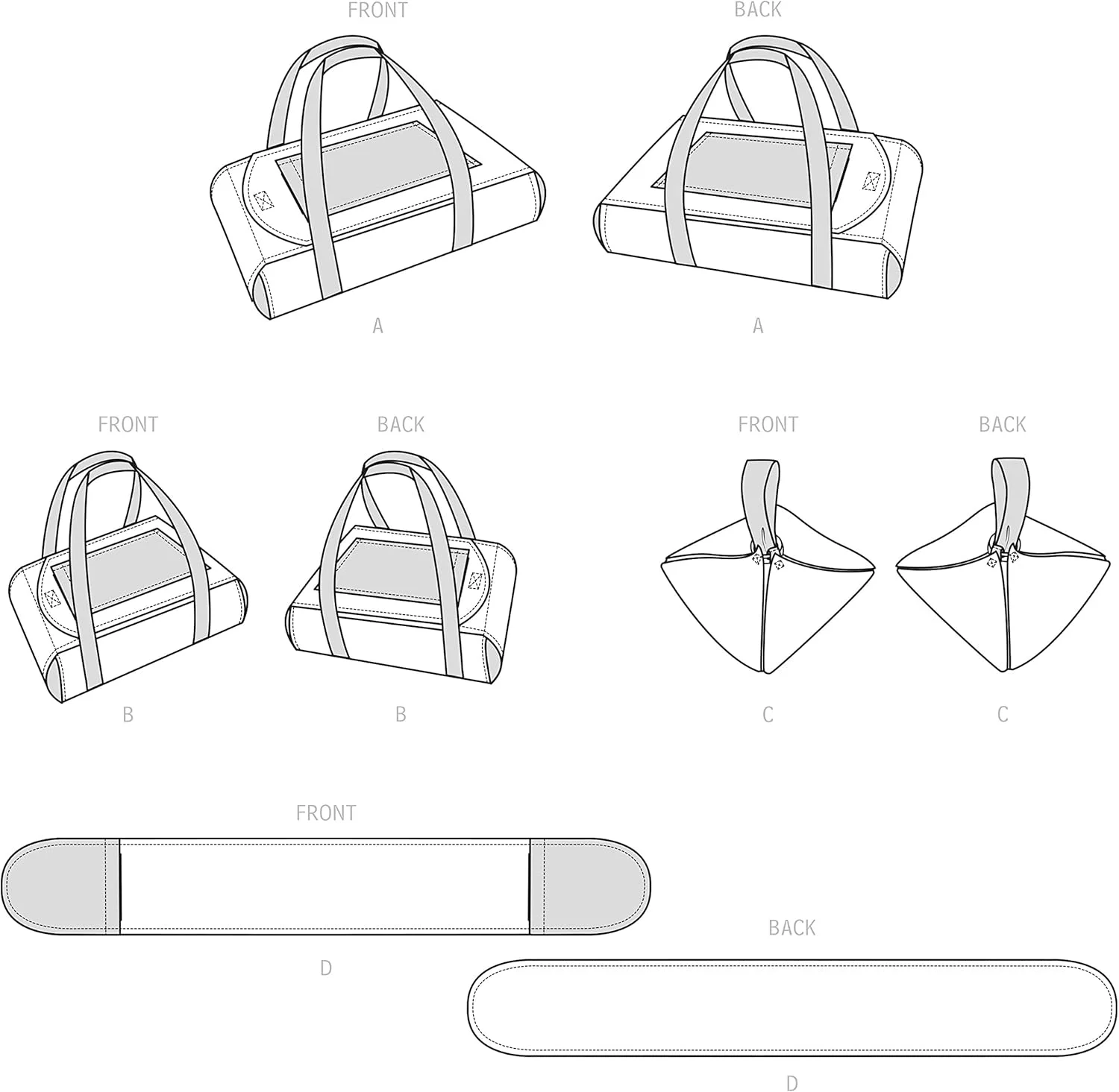 کیت الگوی خیاطی جا قابلمه ای، نگهدارنده پای و دستکش فر سادگی، کد S9522، یک سایز، چند رنگ