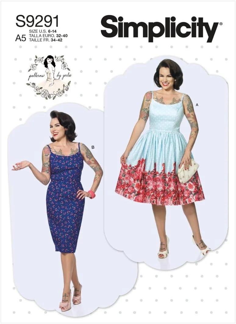 الگوی خیاطی لباس سیمپلیسیتی، E5(14-16-18-20-22)، سفید الگوی خیاطی لباس سیمپلیسیتی، E5(14-16-18-20-22)، سفید