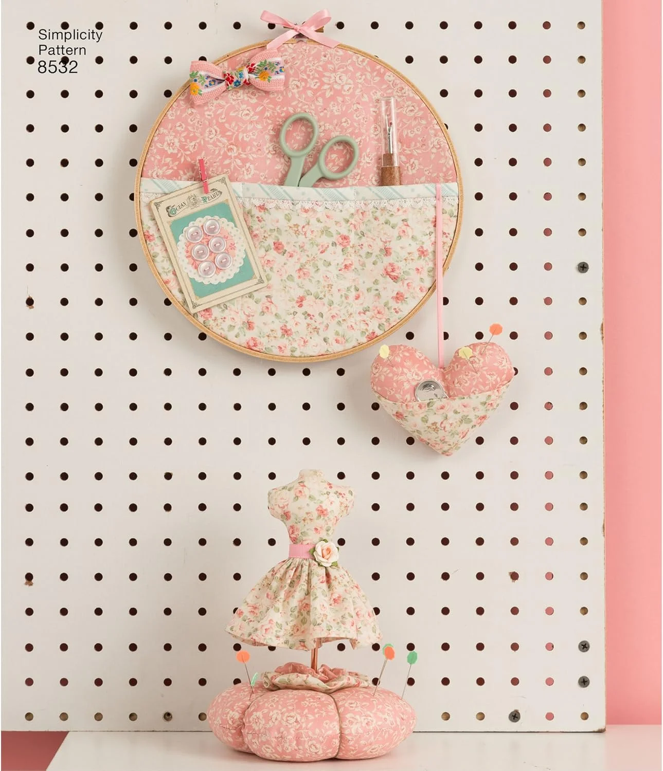 الگوی خیاطی لوازم جانبی اتاق سیمپلیسیتی، کاغذی، سفید، 22 x 15 x 1 سانتی متر