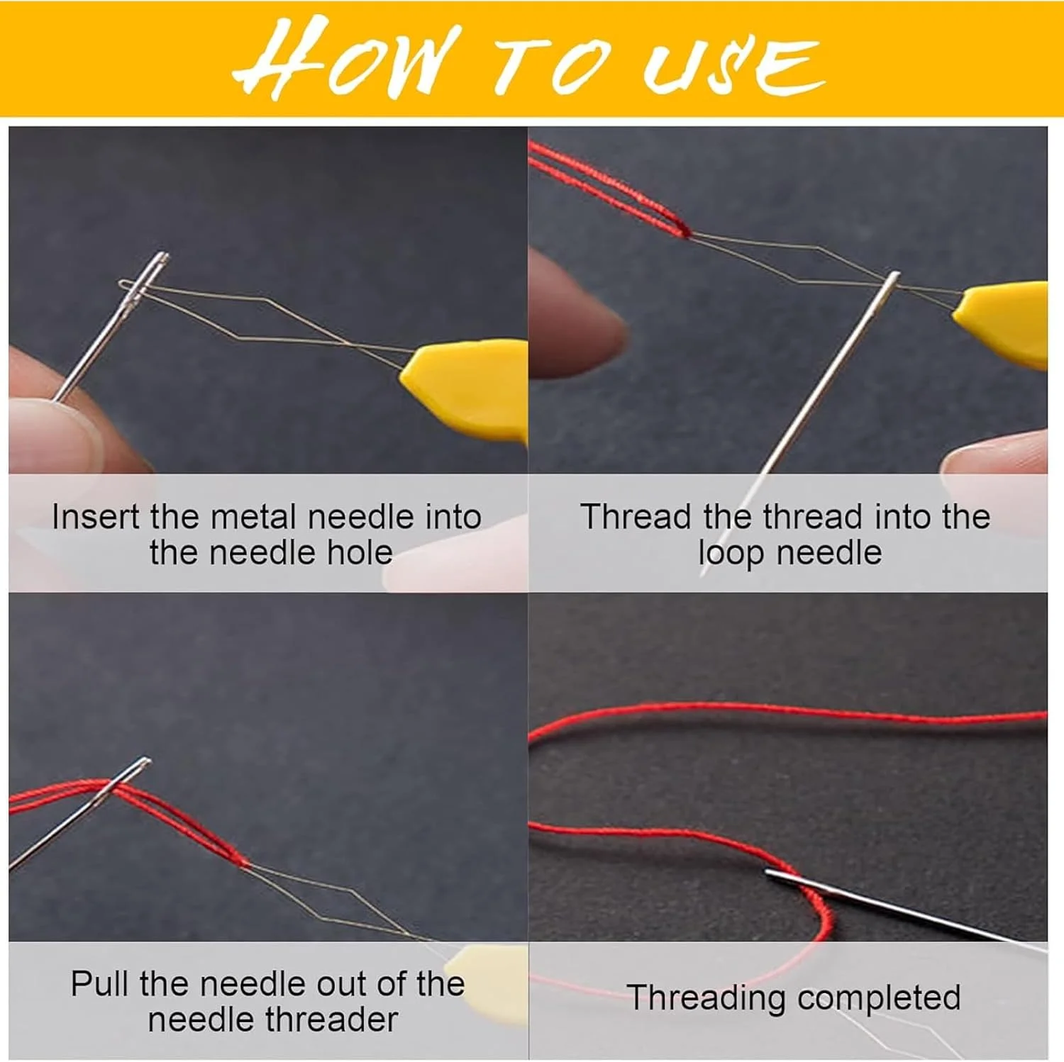 سوزن های خیاطی دستی، 30 سوزن متنوع برای خیاطی، سوزن های گلدوزی مناسب برای خیاطی دستی (همراه با سوزن نخ کن)
