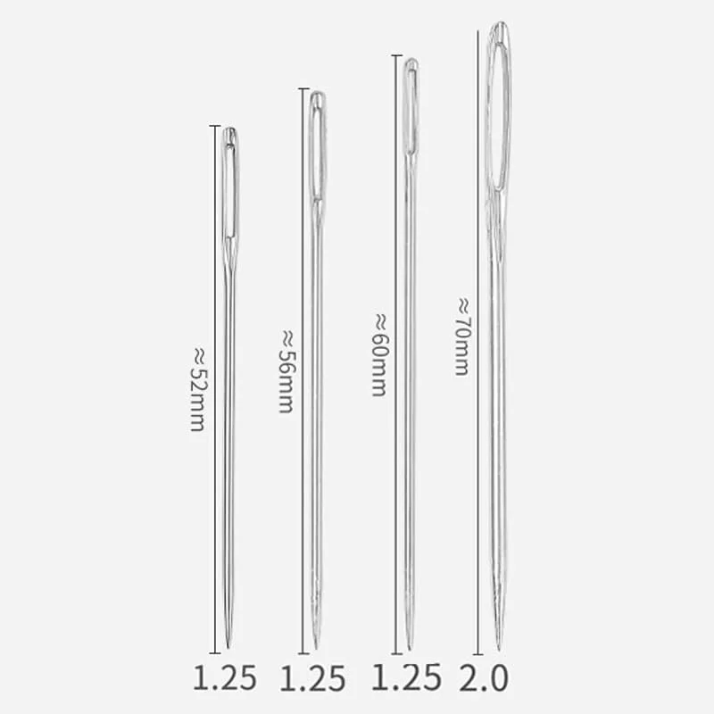30 عدد سوزن خیاطی دستی، ست سوزن خیاطی دسته دار، سوزن های گلدوزی با اندازه های مختلف مناسب برای خیاطی دستی (25 عدد سوزن لحاف دوزی بزرگ با نوک گرد) 30 عدد سوزن خیاطی دستی، ست سوزن خیاطی دسته دار، سوزن های گلدوزی با اندازه های مختلف مناسب برای خیاطی دستی (25 عدد سوزن لحاف دوزی بزرگ با نوک گرد)