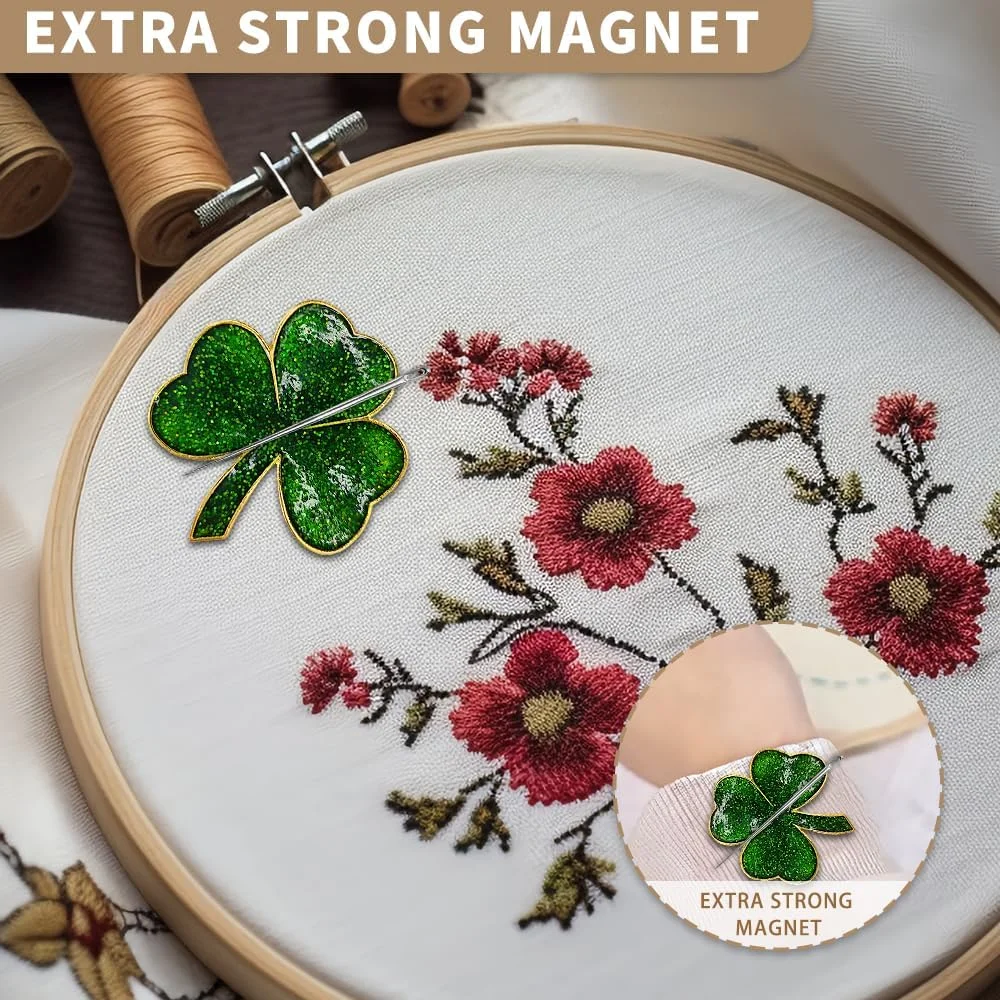 نگهدارنده سوزن مغناطیسی، نگهدارنده سوزن مغناطیسی، لوازم جانبی گلدوزی مغناطیسی، نگهدارنده سوزن مغناطیسی، درخت زندگی، پروانه، گربه ها، جغد، قلب (شبدر)