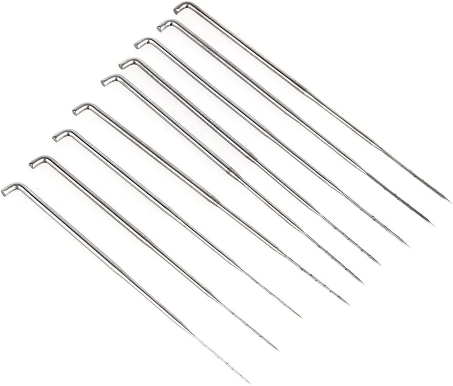 ست 9 عددی سوزن نمد دوزی به همراه دسته نگهدارنده، ست پشم نمدی، کیت کاردستی نمدی، ابزار DIY