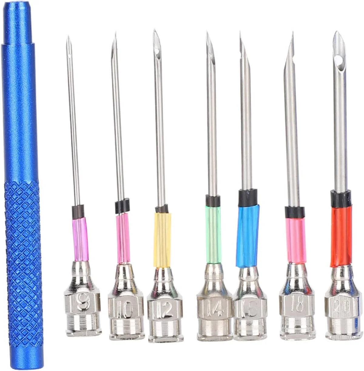 ابزار پانچ سوزنی Ultra Punch Needle، مجموعه سوزن های پانچ فولادی برای گلدوزی و دوخت، سوزن های هنری با دسته