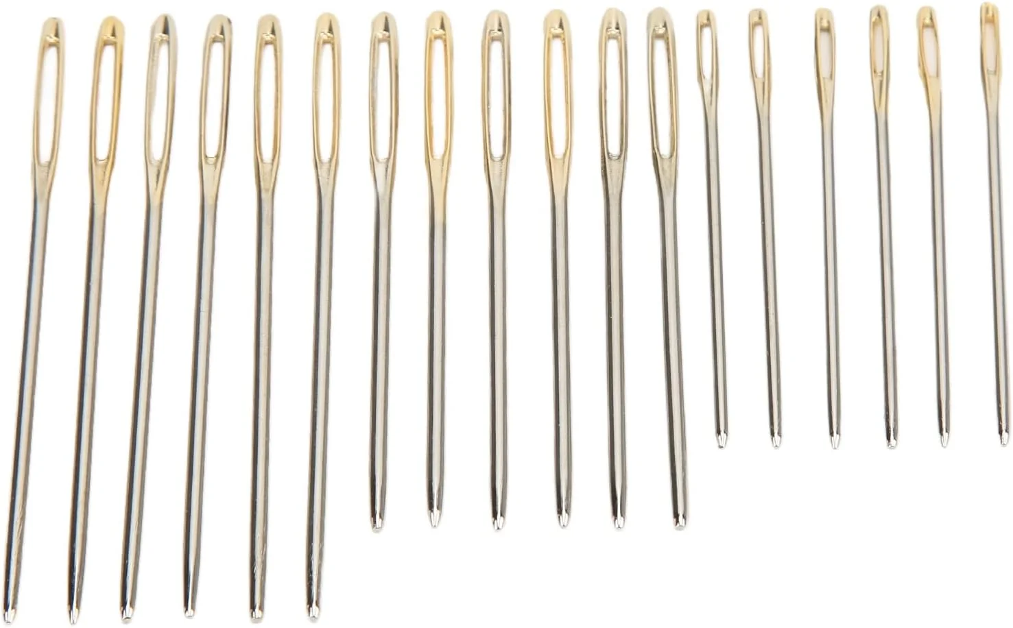 NDNCZDHC سوزن خیاطی 18 عددی، سوزن های خیاطی دستی چشم بزرگ در 3 سایز، کیت سوزن های گلدوزی خانگی، برای پروژه های صنایع دستی خیاطی دستی NDNCZDHC سوزن خیاطی 18 عددی، سوزن های خیاطی دستی چشم بزرگ در 3 سایز، کیت سوزن های گلدوزی خانگی، برای پروژه های صنایع دستی خیاطی دستی