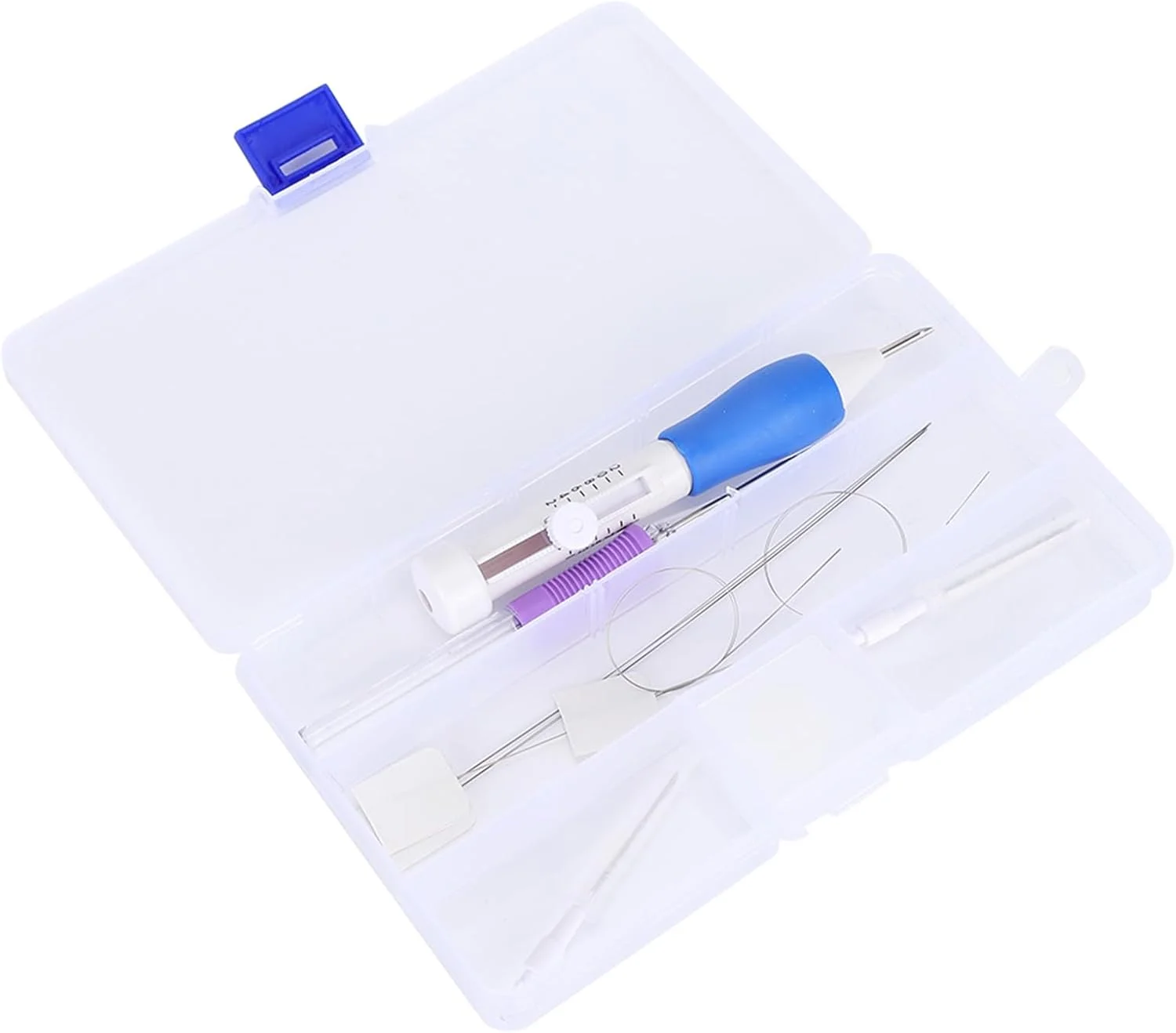 ست سوزن پانچ، کیت های گلدوزی، ابزار خیاطی برای صنایع دستی، دسته، دستگاه نخ کشی، قلم گلدوزی با جعبه