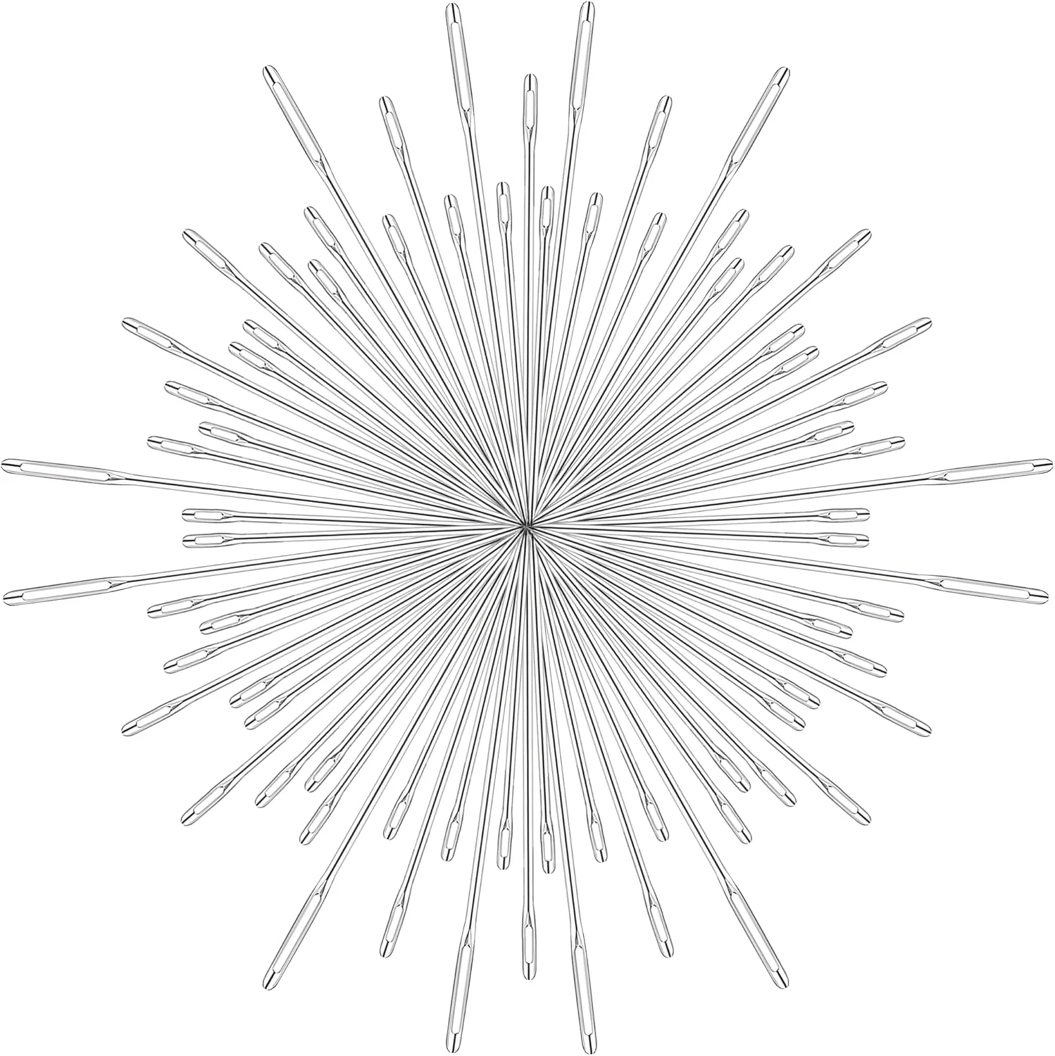 سوزن خیاطی نوویس با نوک تیز، 4 سایز مختلف چشمی - سوزن های بخیه، خیاطی دستی، گلدوزی، کوک ضربدری، شنل 1.97 اینچ، 1.85 اینچ، 1.65 اینچ، 1.46 اینچ (100 عدد) سوزن خیاطی نوویس با نوک تیز، 4 سایز مختلف چشمی - سوزن های بخیه، خیاطی دستی، گلدوزی، کوک ضربدری، شنل 1.97 اینچ، 1.85 اینچ، 1.65 اینچ، 1.46 اینچ (100 عدد)