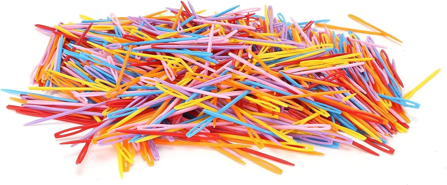 سوزن های خیاطی پلاستیکی NDNCZDHC 1000 عددی، سوزن نخ رنگارنگ 2.8 اینچی، سوزن قلاب بافی بزرگ برای صنایع دستی DIY دست ساز سوزن های خیاطی پلاستیکی NDNCZDHC 1000 عددی، سوزن نخ رنگارنگ 2.8 اینچی، سوزن قلاب بافی بزرگ برای صنایع دستی DIY دست ساز