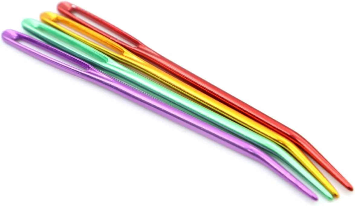 Namvo 16 عدد سوزن های ضخیم بزرگ، سوزن لحاف دوزی، سوزن های بافندگی نخ، سوزن های ملیله دوزی چشم بزرگ، سوزن لحاف دوزی چشم بزرگ، سوزن های بخیه چشم بزرگ، سوزن های خیاطی دستی