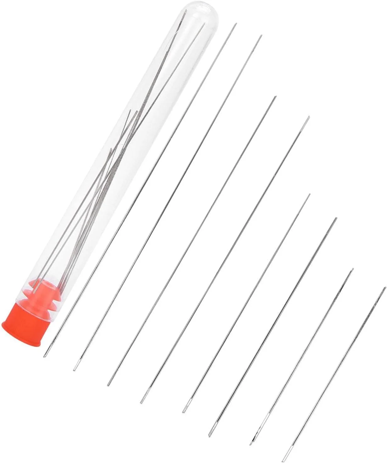 مجموعه سوزن مهرهبافی NDNCZDHC شامل 8 عدد، سوزنهای مهرهبافی تاشو با لوله نگهداری، ابزار نخکشی گردنبند با بازشوی میانی مجموعه سوزن مهرهبافی NDNCZDHC شامل 8 عدد، سوزنهای مهرهبافی تاشو با لوله نگهداری، ابزار نخکشی گردنبند با بازشوی میانی