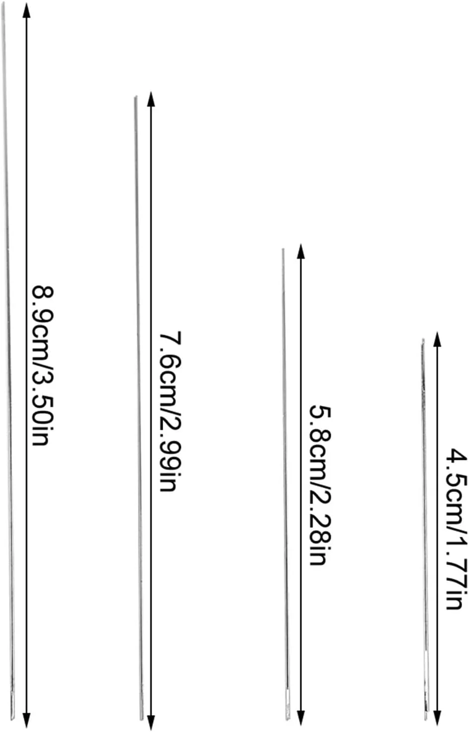 مجموعه سوزن مهره‌بافی NDNCZDHC شامل 8 عدد، سوزن‌های مهره‌بافی تاشو با لوله نگهداری، ابزار نخ‌کشی گردنبند با بازشوی میانی