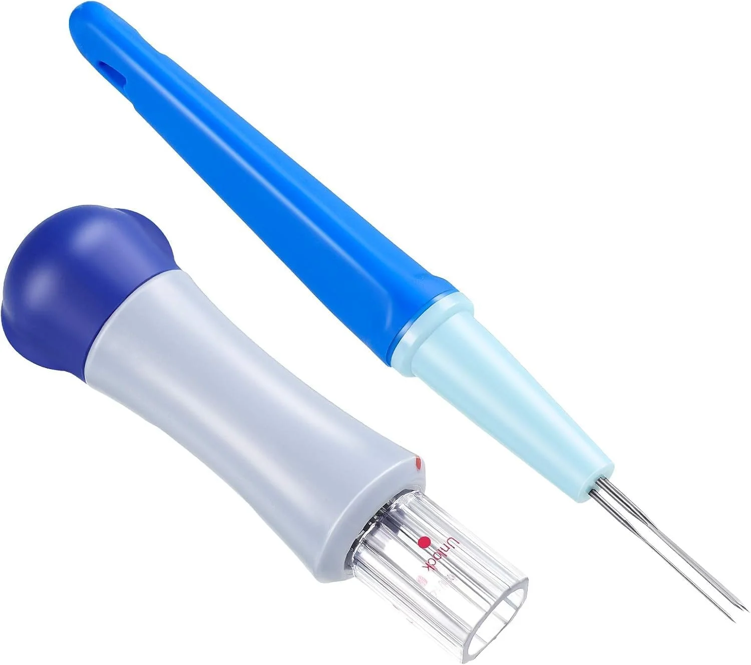 NALACAL بسته 2 عددی ابزار نمد دوزی سوزنی، ابزار سبک قلمی با 3 سوزن و ابزار سبک پانچ با 7 سوزن خاردار، پانچ نمد دوزی پشمی برای تکه دوزی و صنایع دستی DIY NALACAL بسته 2 عددی ابزار نمد دوزی سوزنی، ابزار سبک قلمی با 3 سوزن و ابزار سبک پانچ با 7 سوزن خاردار، پانچ نمد دوزی پشمی برای تکه دوزی و صنایع دستی DIY