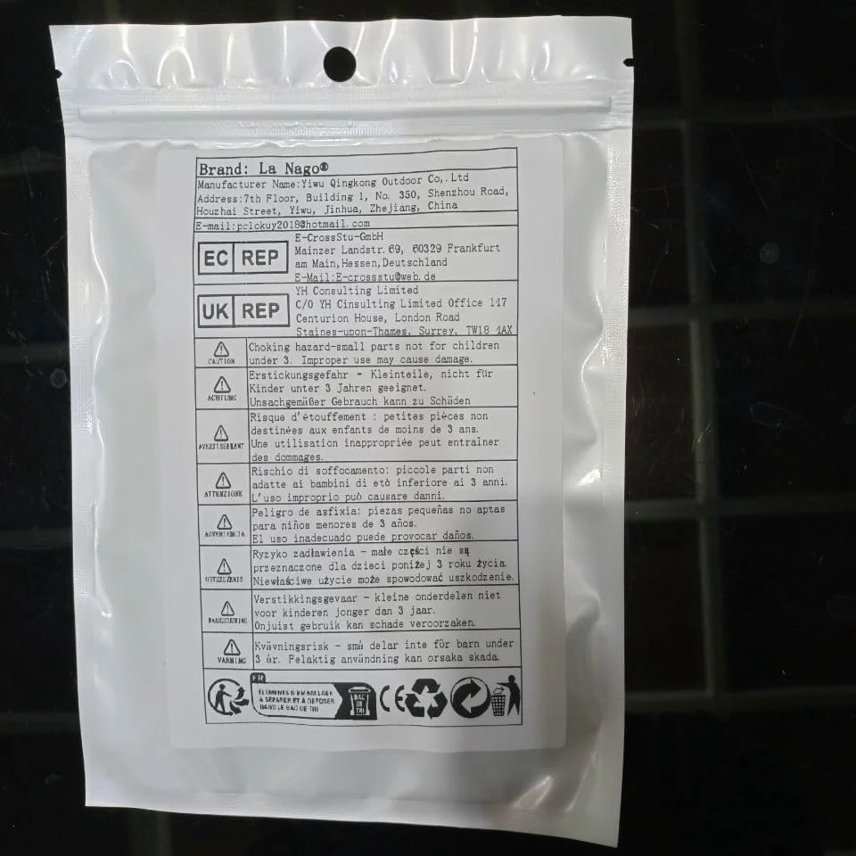 La Nago بسته 5 عددی سوزن بند پاراکورد استیل ضد زنگ نقره ای، فیدهای پاراکورد، مجموعه بافت و اتصال برای دستبندهای پاراکورد صنایع دستی DIY La Nago بسته 5 عددی سوزن بند پاراکورد استیل ضد زنگ نقره ای، فیدهای پاراکورد، مجموعه بافت و اتصال برای دستبندهای پاراکورد صنایع دستی DIY