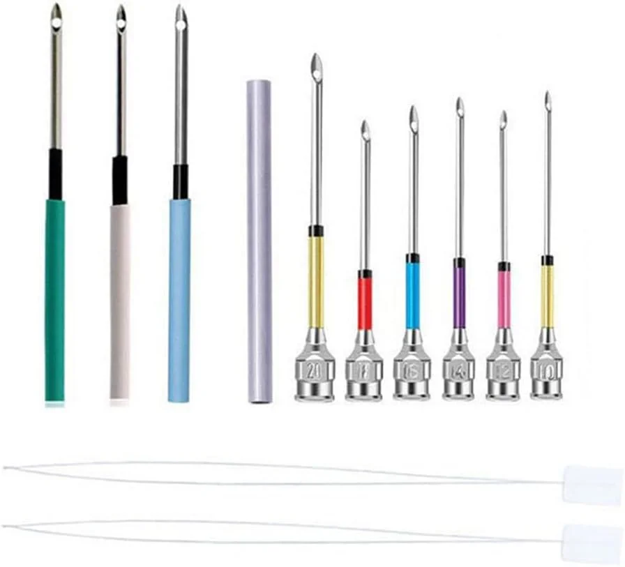 ست سوزن پانچ گلدوزی بسیار داغ، کیت ابزار سوزن پانچ، لوازم جانبی خیاطی و بافندگی گلدوزی