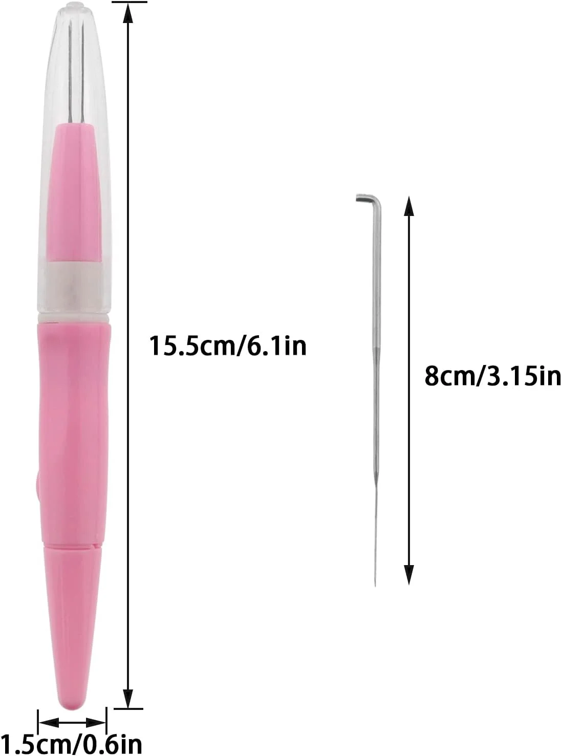 قلم سوزندوزی MTQY، ابزار سوزندوزی صورتی رنگ با 3 عدد سوزن، قلم طب سوزنی، سوزن پانچ گلدوزی پشمی، ابزار سوزندوزی پشمی قلم سوزندوزی MTQY، ابزار سوزندوزی صورتی رنگ با 3 عدد سوزن، قلم طب سوزنی، سوزن پانچ گلدوزی پشمی، ابزار سوزندوزی پشمی