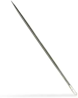 سوزن بلند روکش دوزی حرفه ای MJMP 4 اینچی با سوراخ بزرگ، نخ کردن آسان، مناسب برای بافت مبلمان، چرم دوزی دستی (4 اینچ)