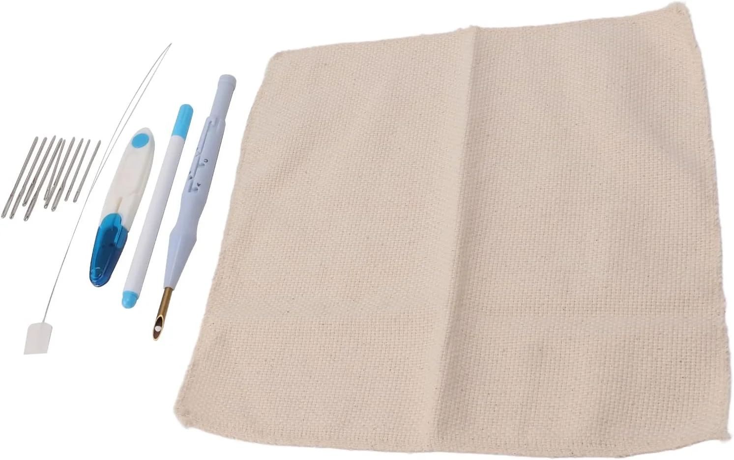 ست سوزن پانچ Meiyya، طراحی ارگونومیک، کاربرد گسترده، ست های گلدوزی سوزن پانچ بادوام، آسان برای لباس، پرده و حوله