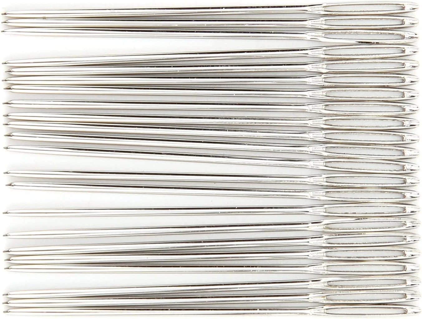 سوزن های بافندگی مییا، سوزن های دستی استیل ضد زنگ، محکم برای مصارف خانگی (شماره 22)