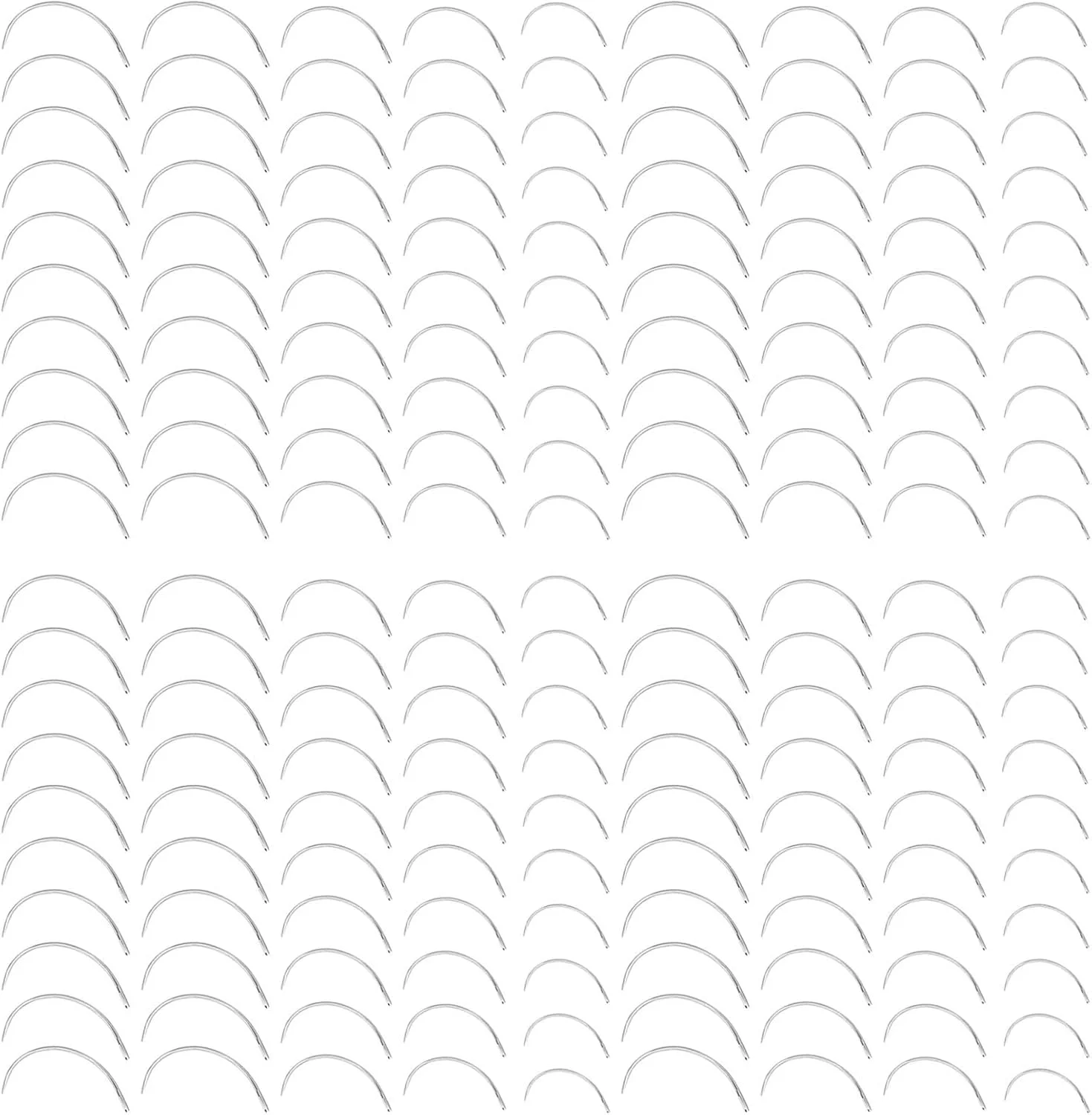 مجموعه سوزن های خمیده MARSTARKAVY شامل 180 عدد سوزن چرمی نوع C برای دوخت دستی، تعمیر چرم فرش و بوم