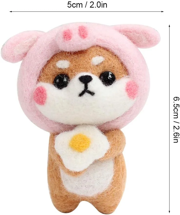 کیف مواد، نمد دوزی دستی فوق العاده زیبا، دکور جشنواره برای خانه کودکان و بزرگسالان (شیبا اینو)